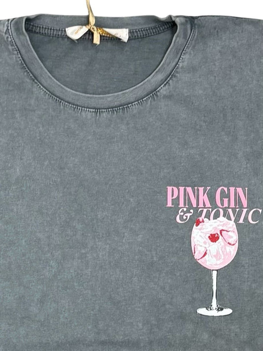 T shirt Pink Gin