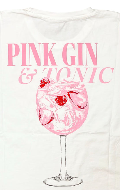 T shirt Pink Gin