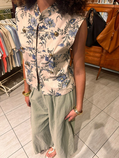 Gilet Fiorato